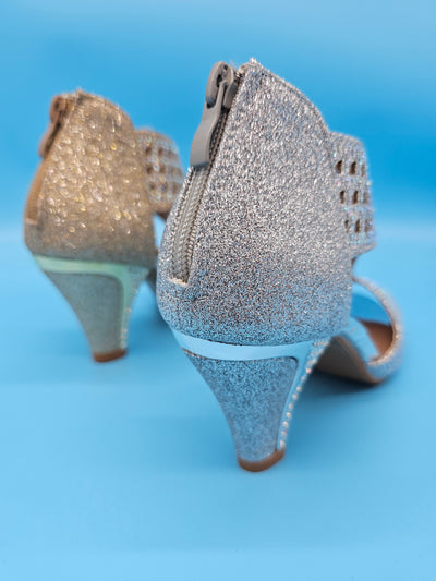 Fancy Glitter Low Heels