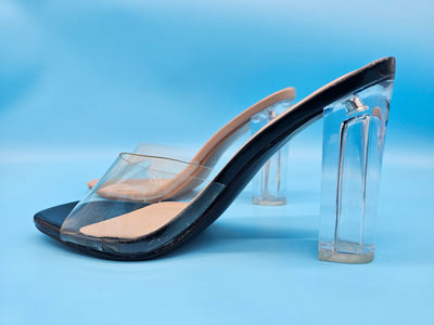 Transparent Block Heels