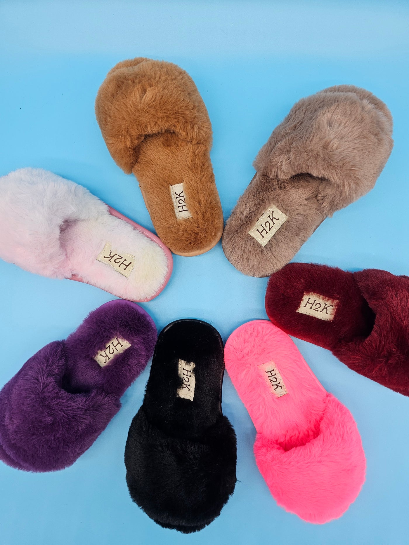 Kids Fluffy Furry Slippers