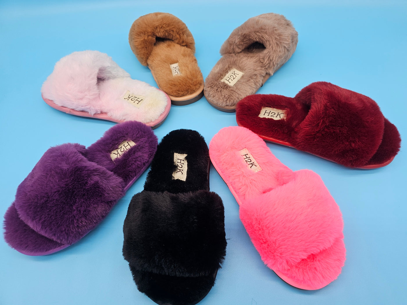 Kids Fluffy Furry Slippers