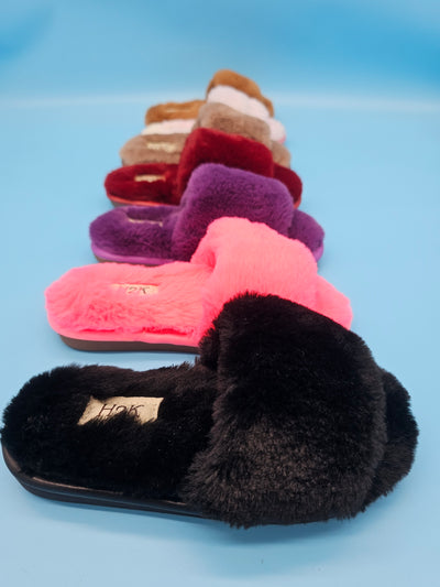 Kids Fluffy Furry Slippers