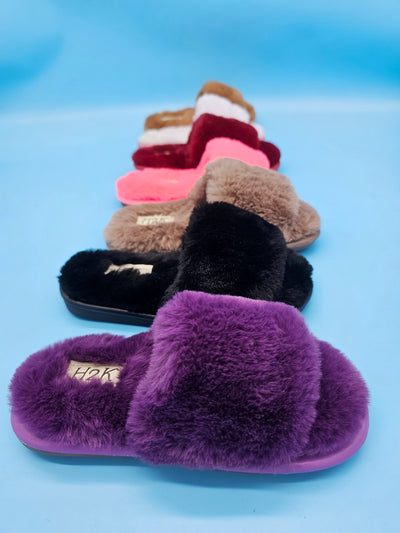 Kids Fluffy Furry Slippers