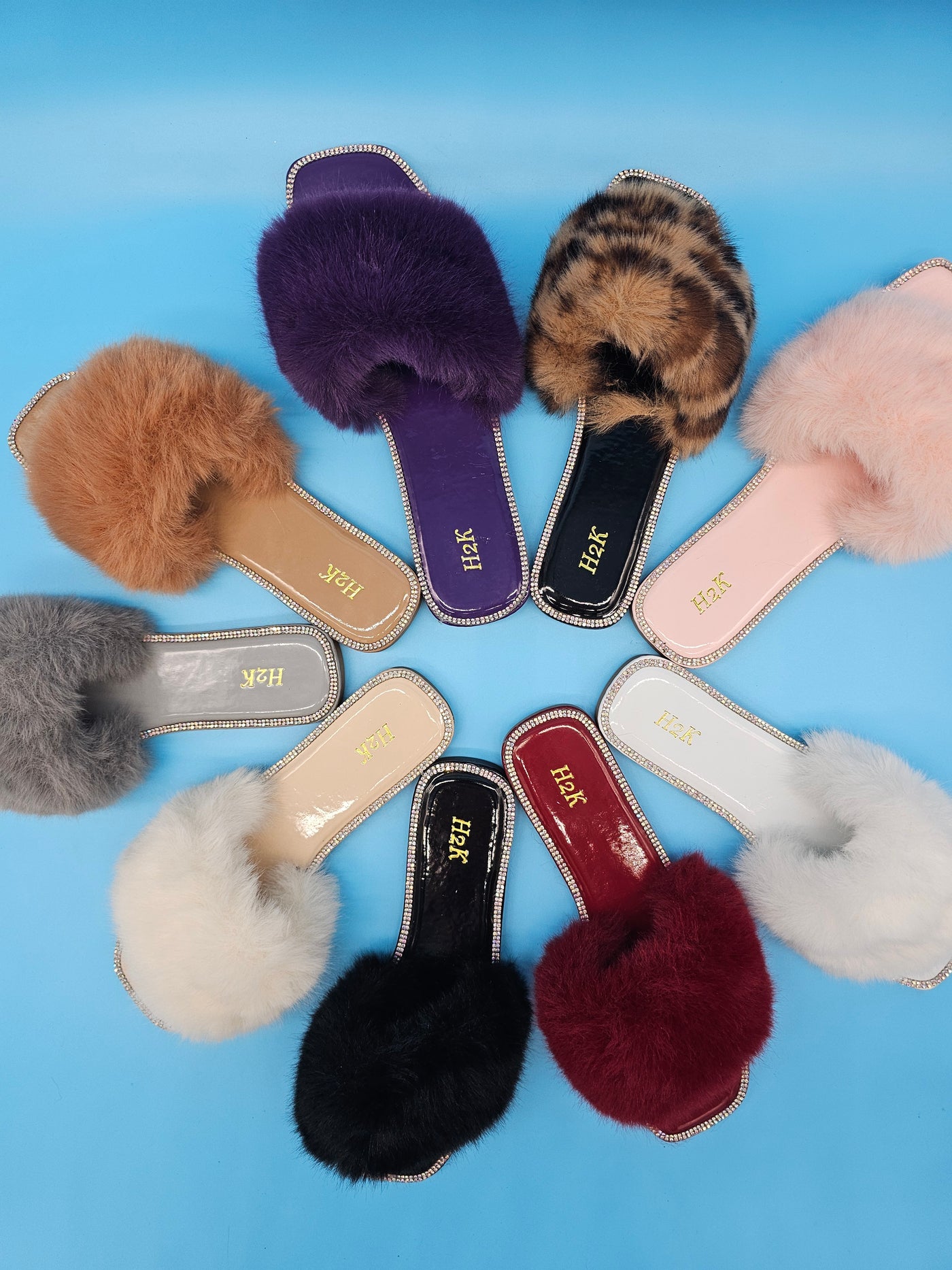 Fluffy Furry Womens Slippers