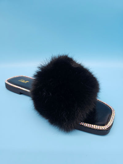 Fluffy Furry Womens Slippers