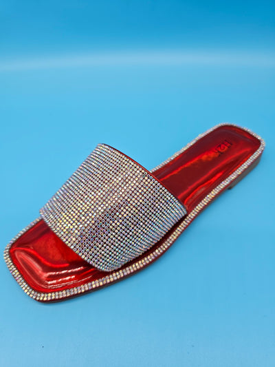 Extra Soft Sole Crystal Slippers