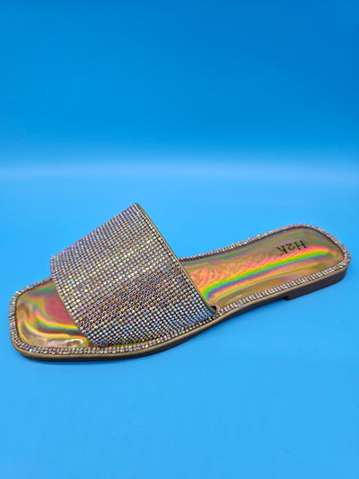 Extra Soft Sole Crystal Slippers