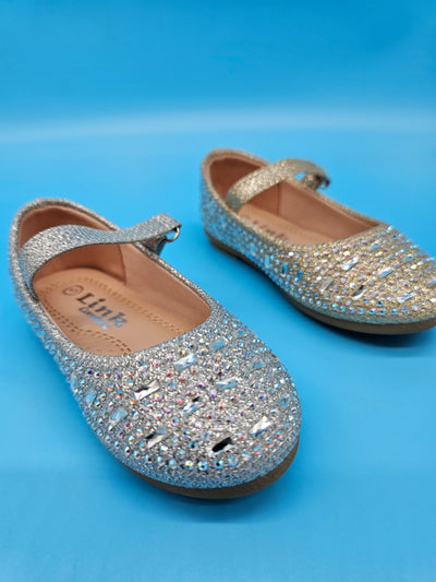 Girls Toddler Sparkle Flat