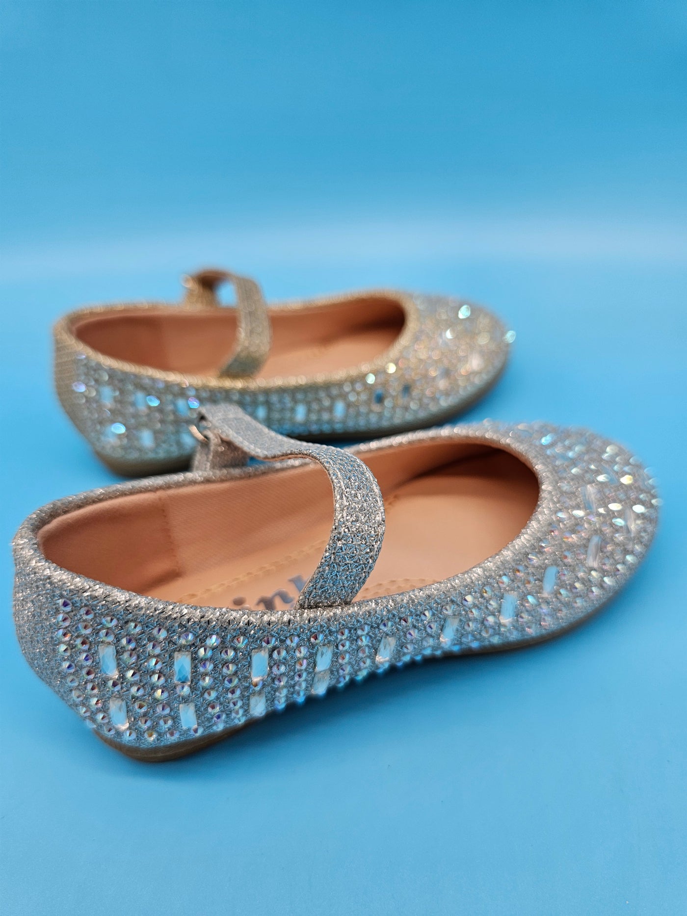 Girls Toddler Sparkle Flat