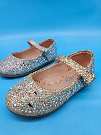 Girls Toddler Sparkle Flat