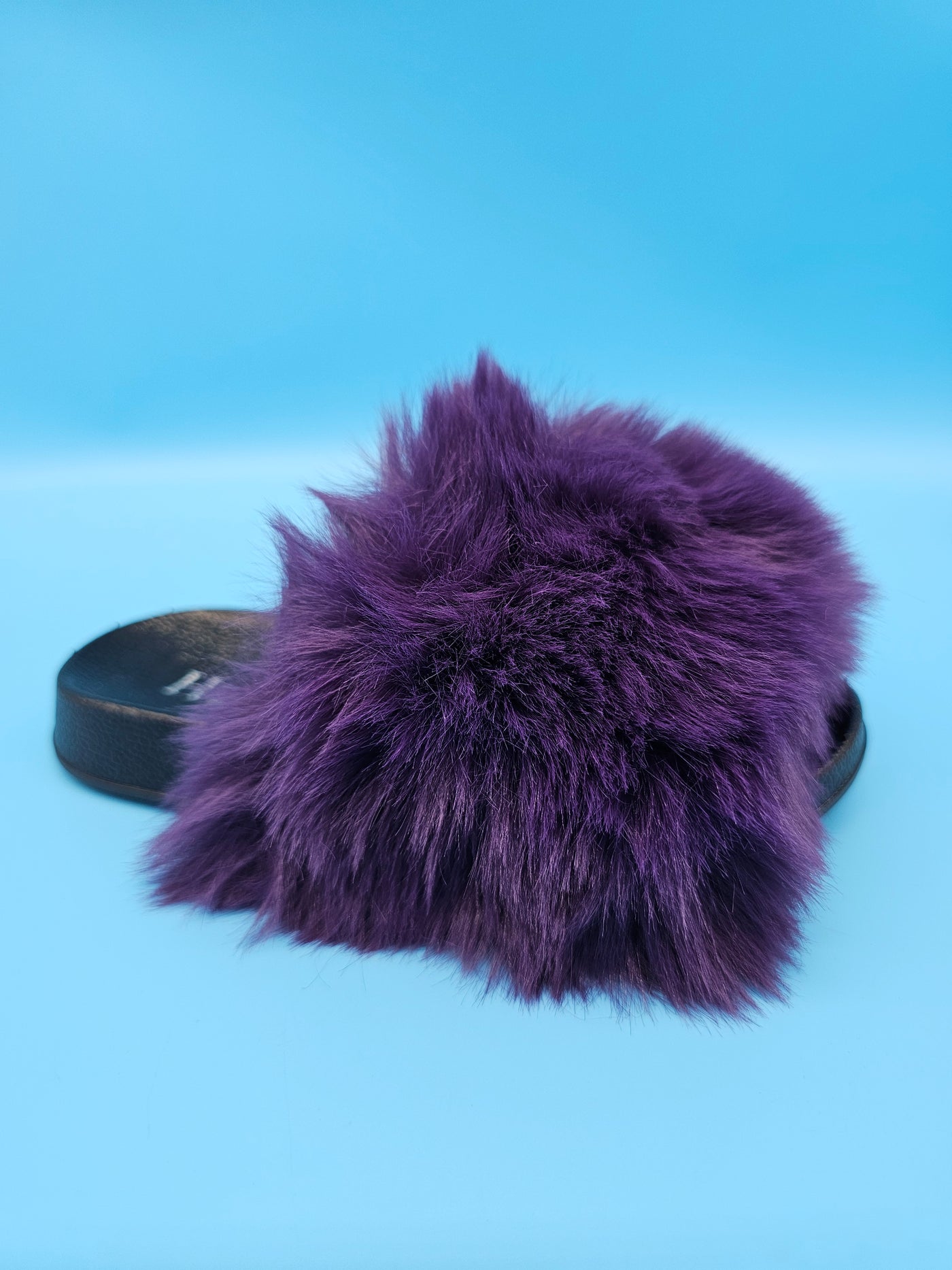 Kids Furry Slip On Slippers