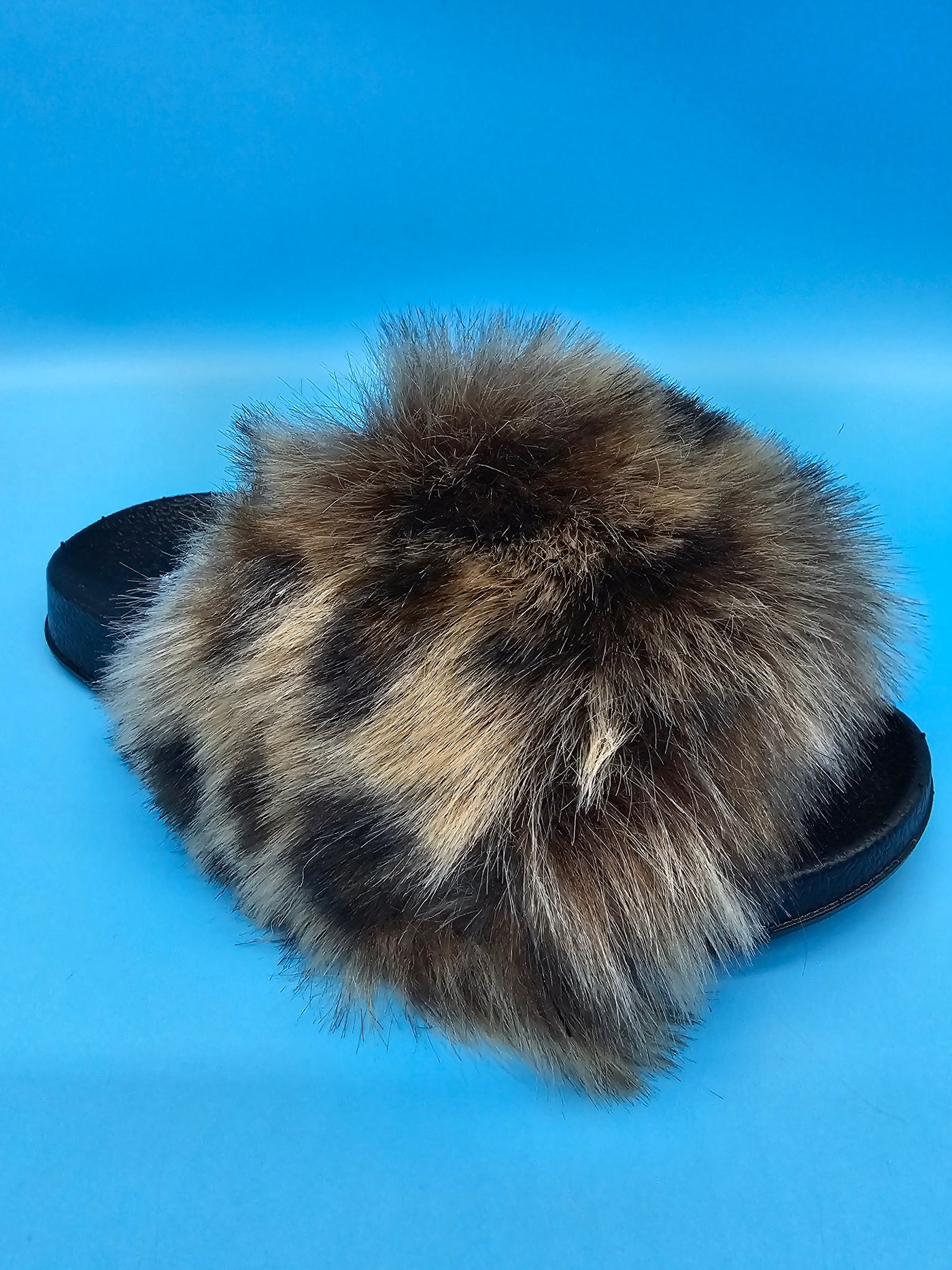 Kids Furry Slip On Slippers