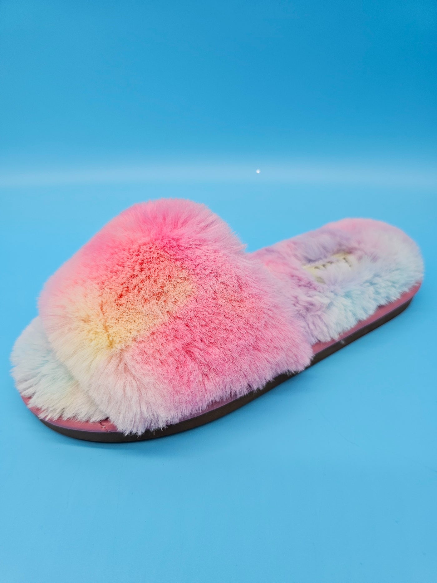 Furry Slip On Slippers