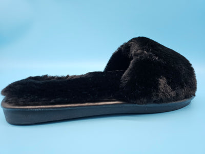 Furry Slip On Slippers