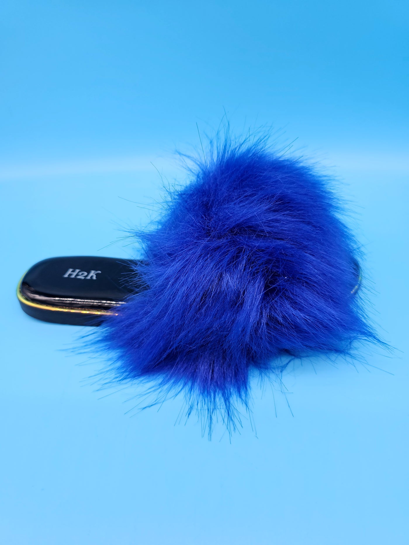 Open Toe Furry Slippers