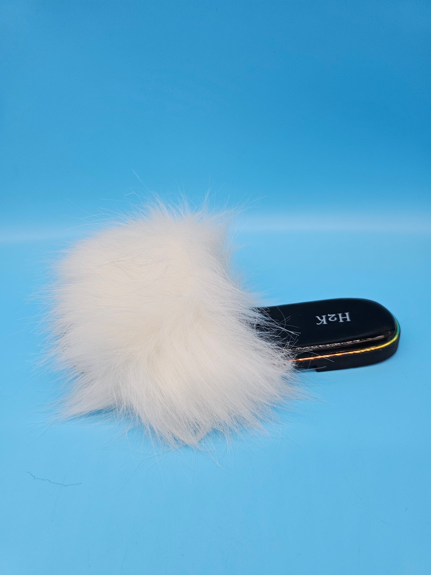 Open Toe Furry Slippers