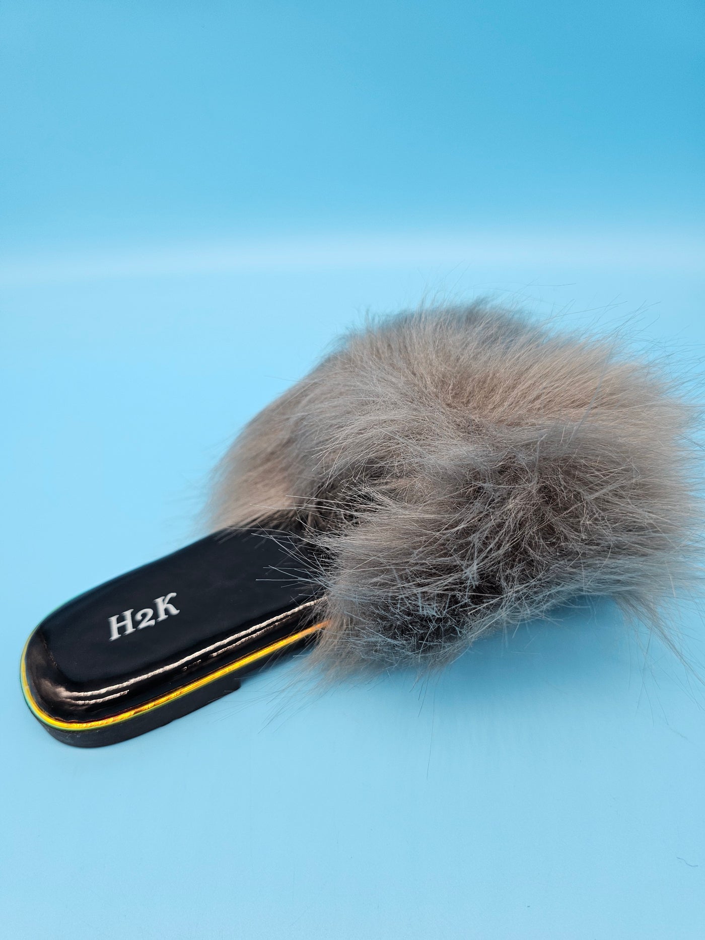 Open Toe Furry Slippers