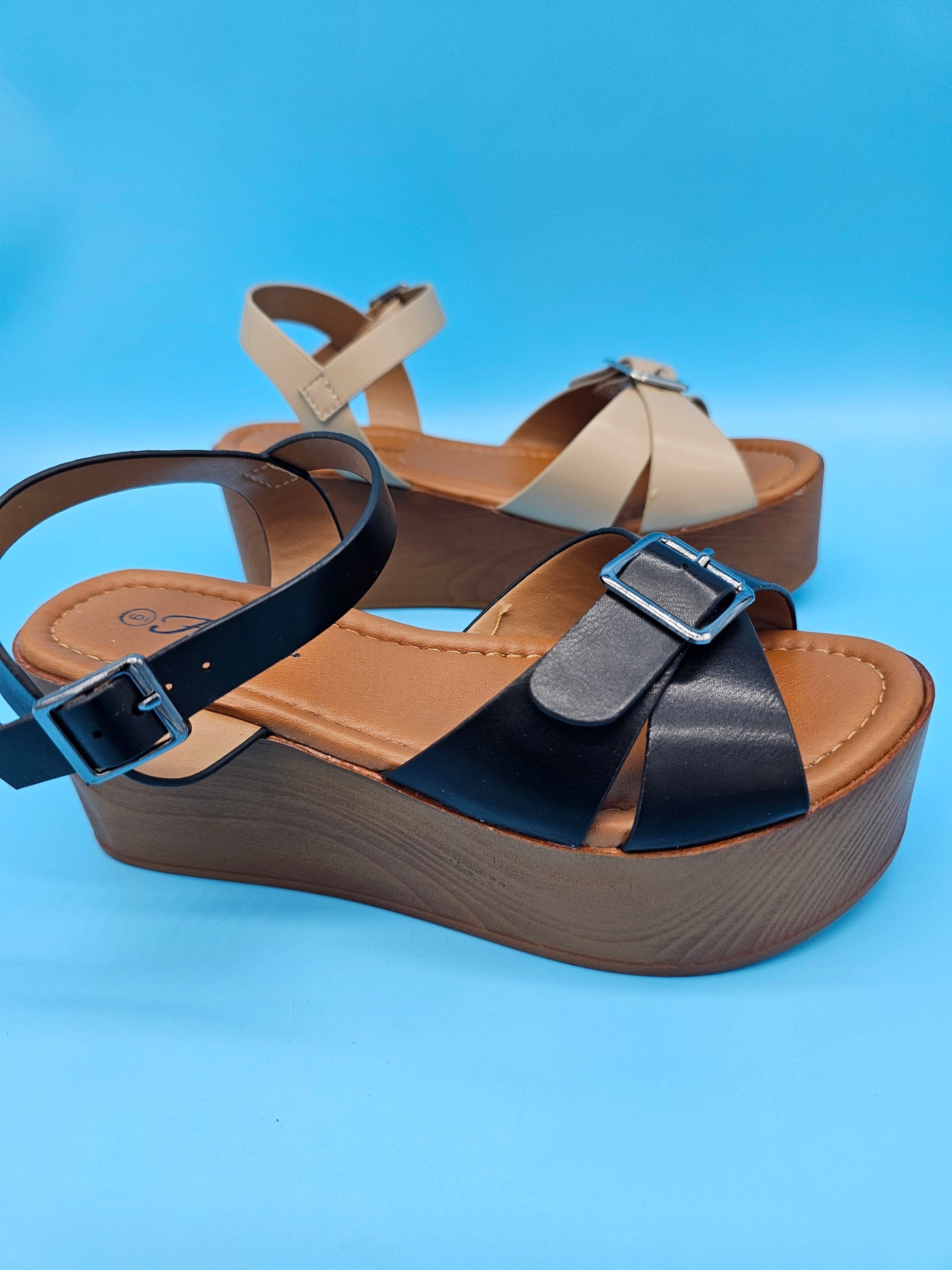 Open Toe Comfy Platform Wedge