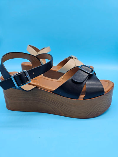 Open Toe Comfy Platform Wedge