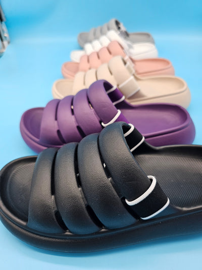 Rubber Velcro Closure Sandals