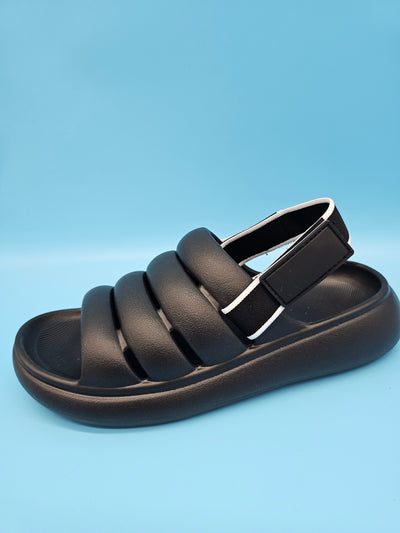 Rubber Velcro Closure Sandals