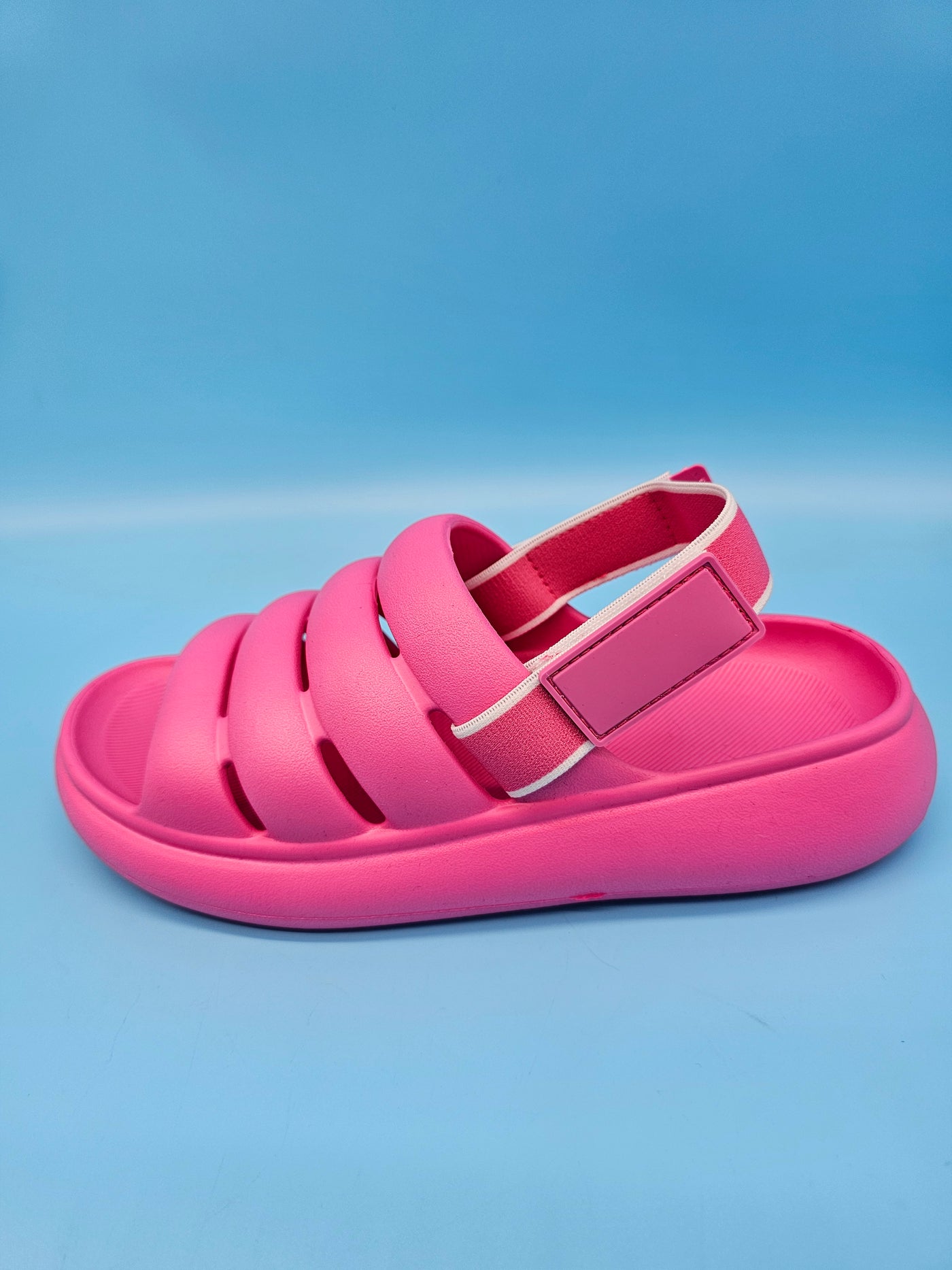 Rubber Velcro Closure Sandals