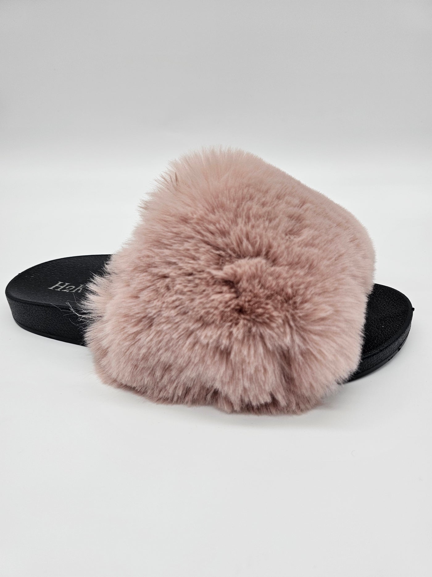 Open Toe Furry Slippers