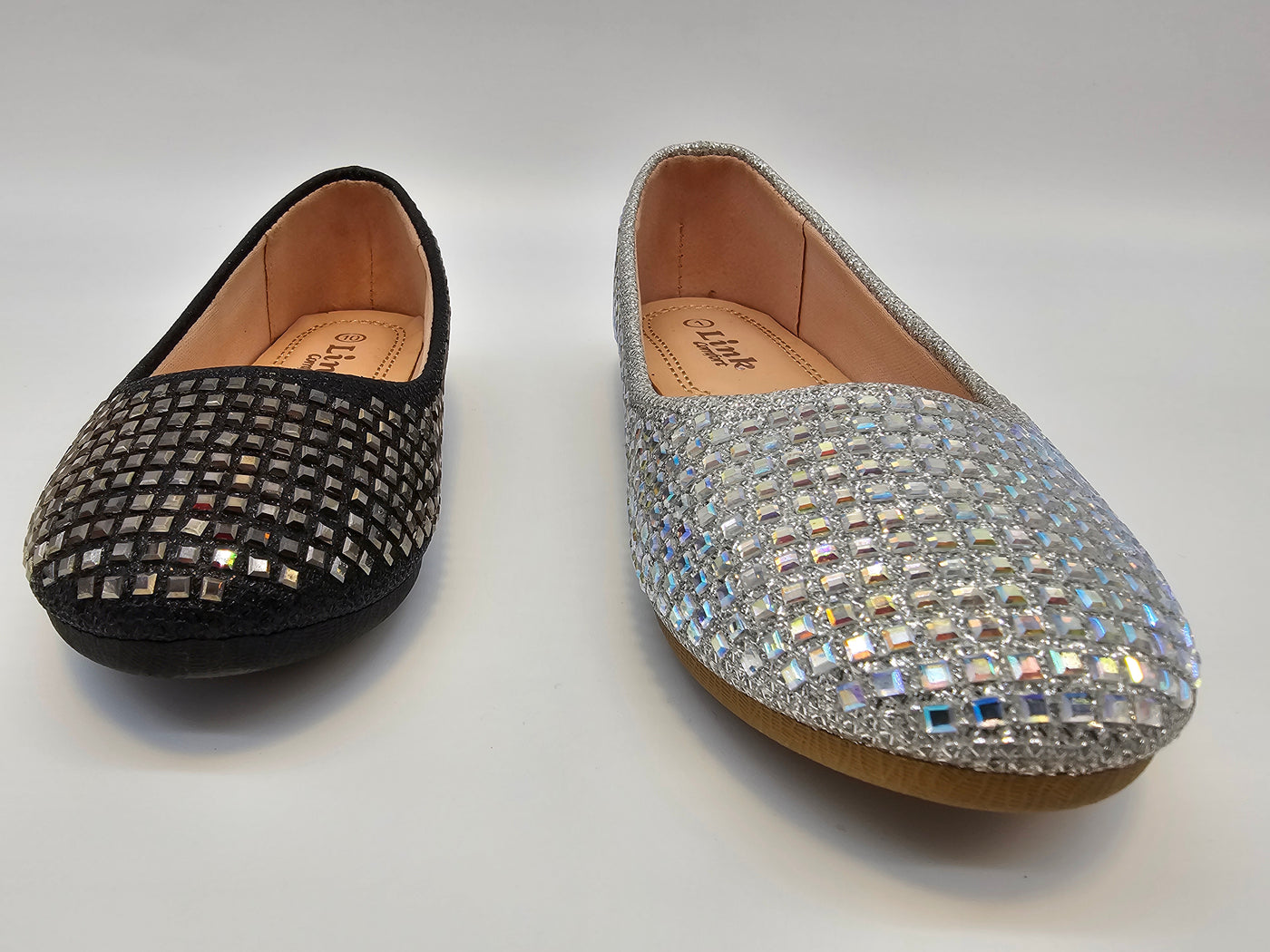 Kids Crystal Ballet Flats