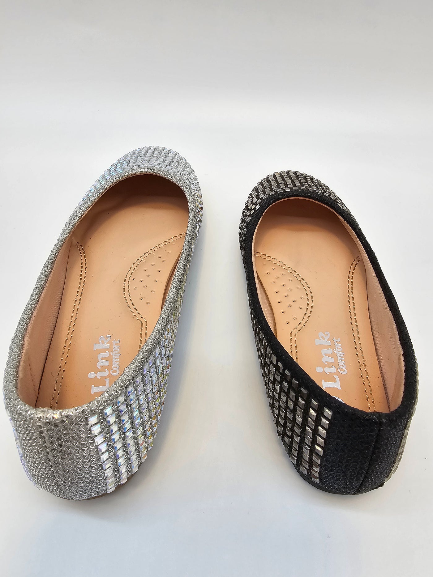 Kids Crystal Ballet Flats