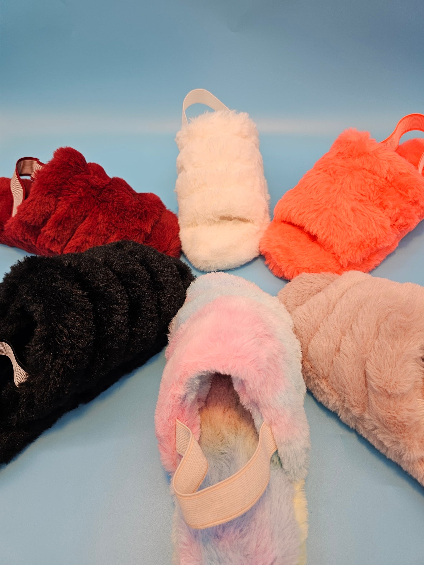 Fluffy Wool Snug Slippers