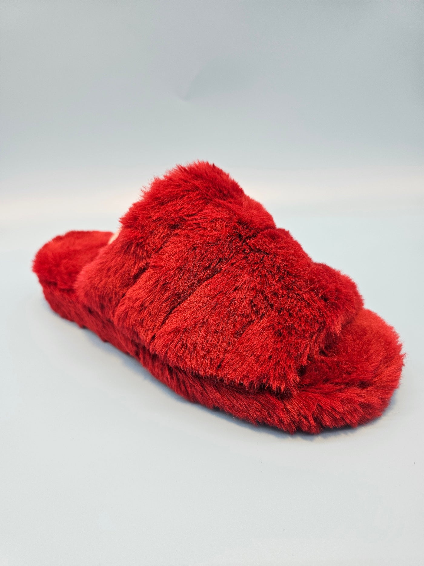 Fluffy Wool Snug Slippers