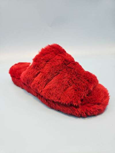 Fluffy Wool Snug Slippers