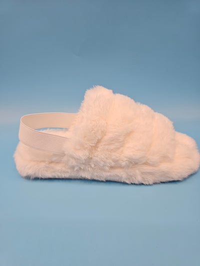 Fluffy Wool Snug Slippers