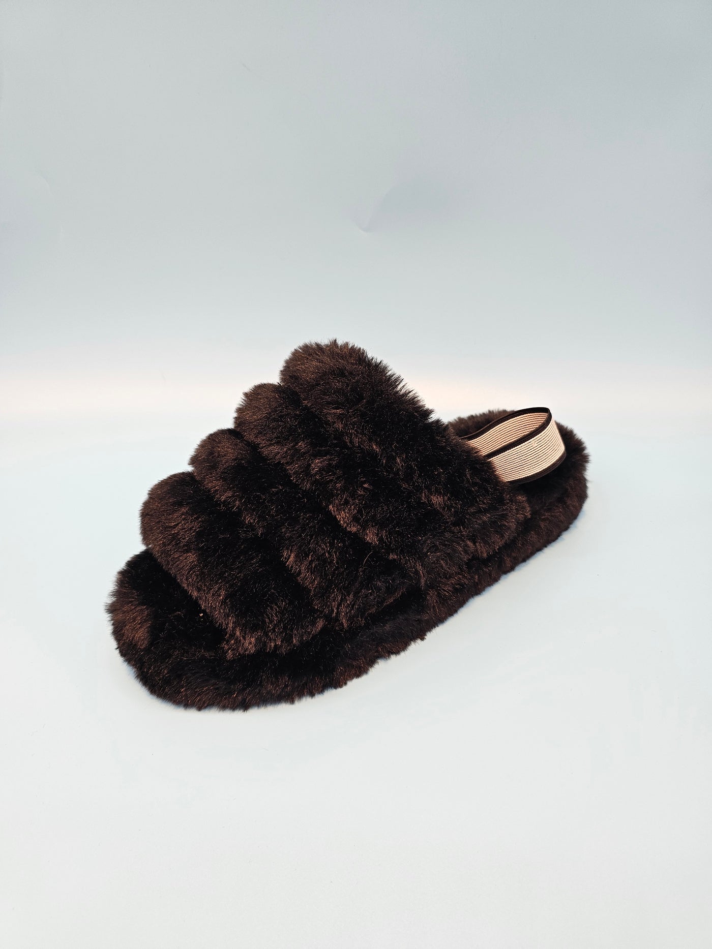 Fluffy Wool Snug Slippers