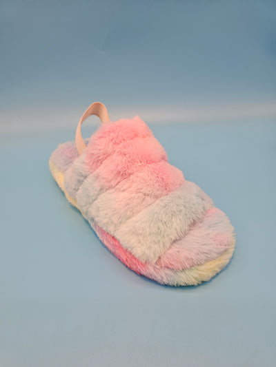 Fluffy Wool Snug Slippers