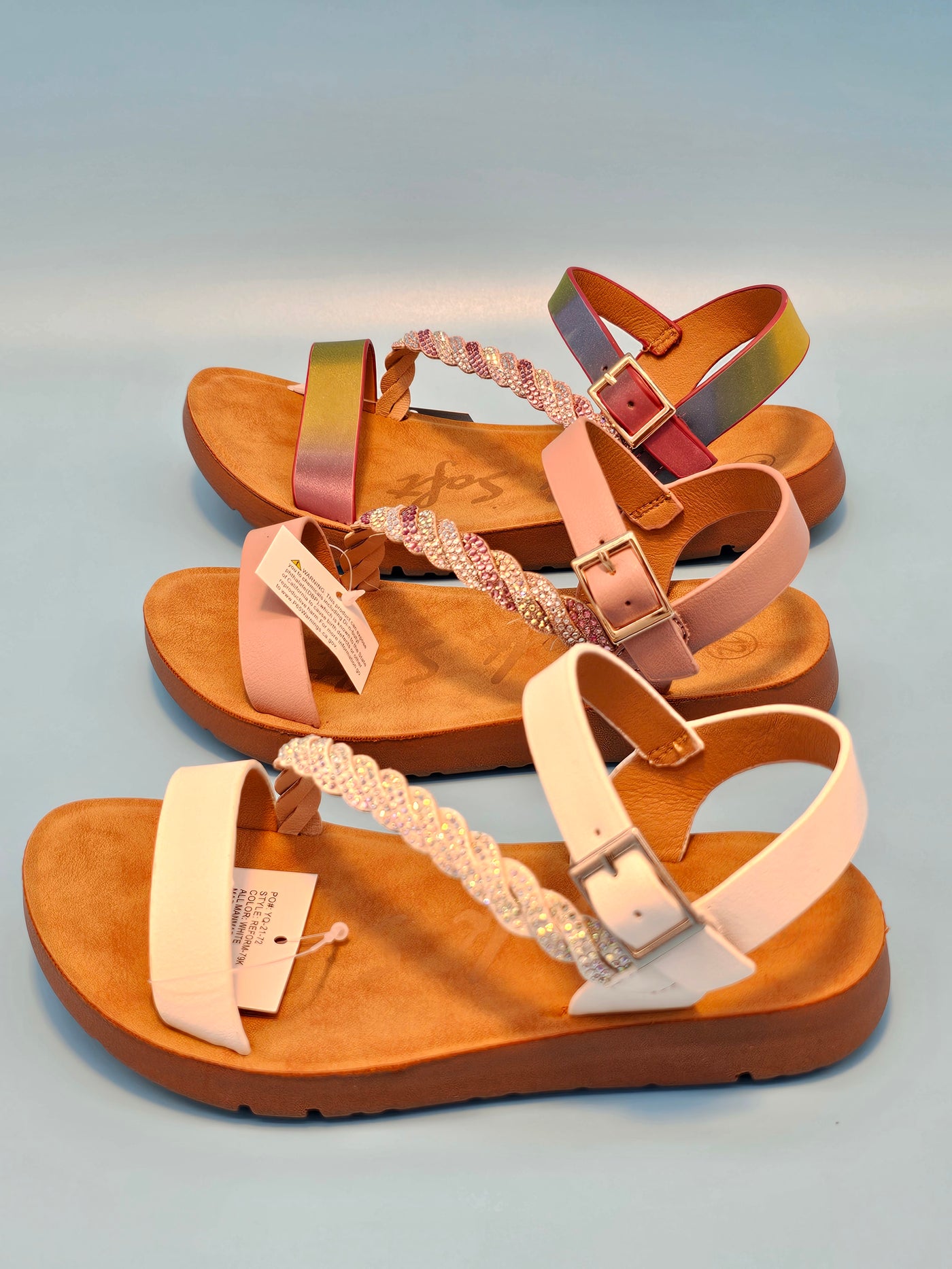 Juniors(9-4) Open Toe Sandals