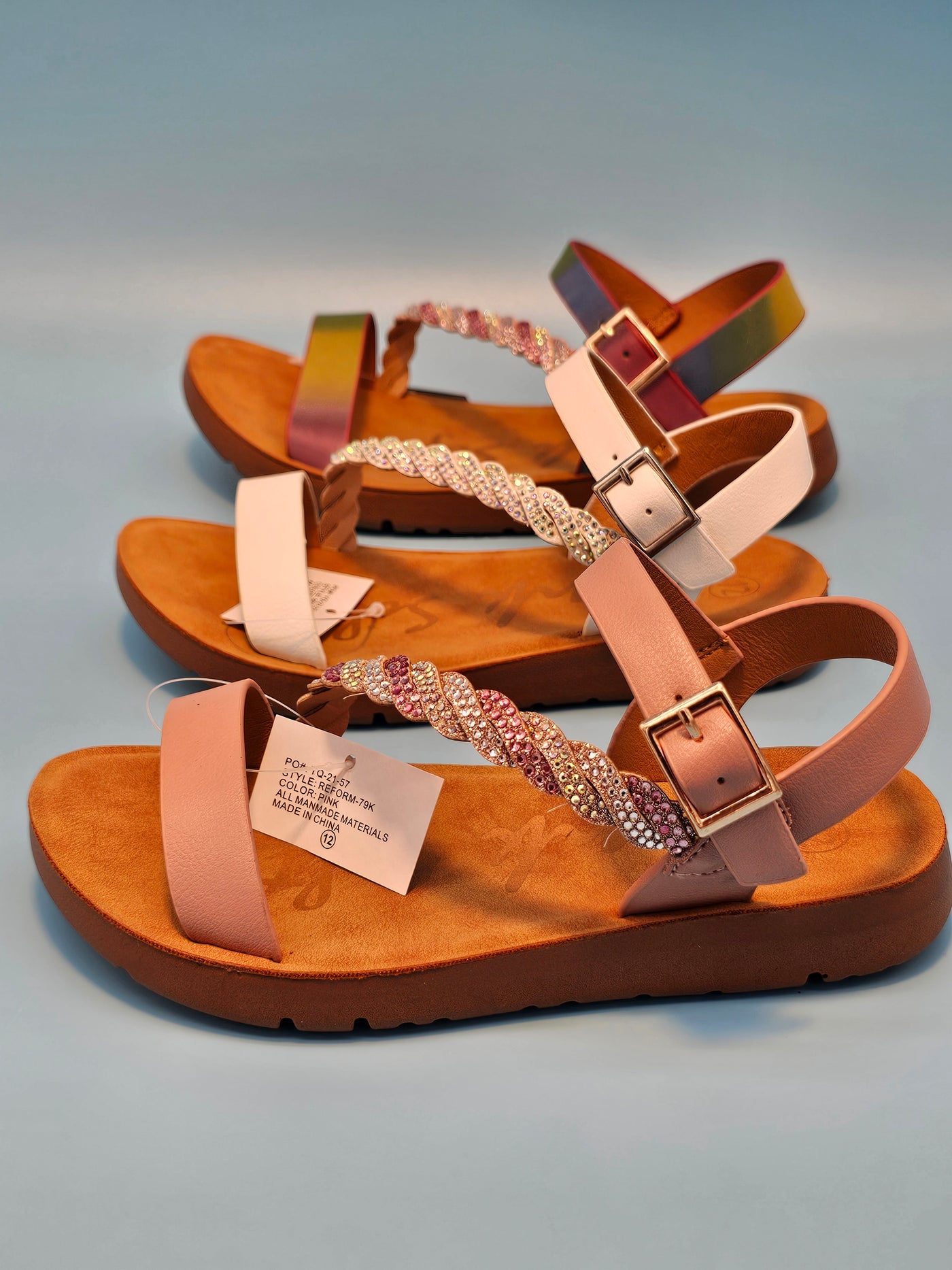 Juniors(9-4) Open Toe Sandals