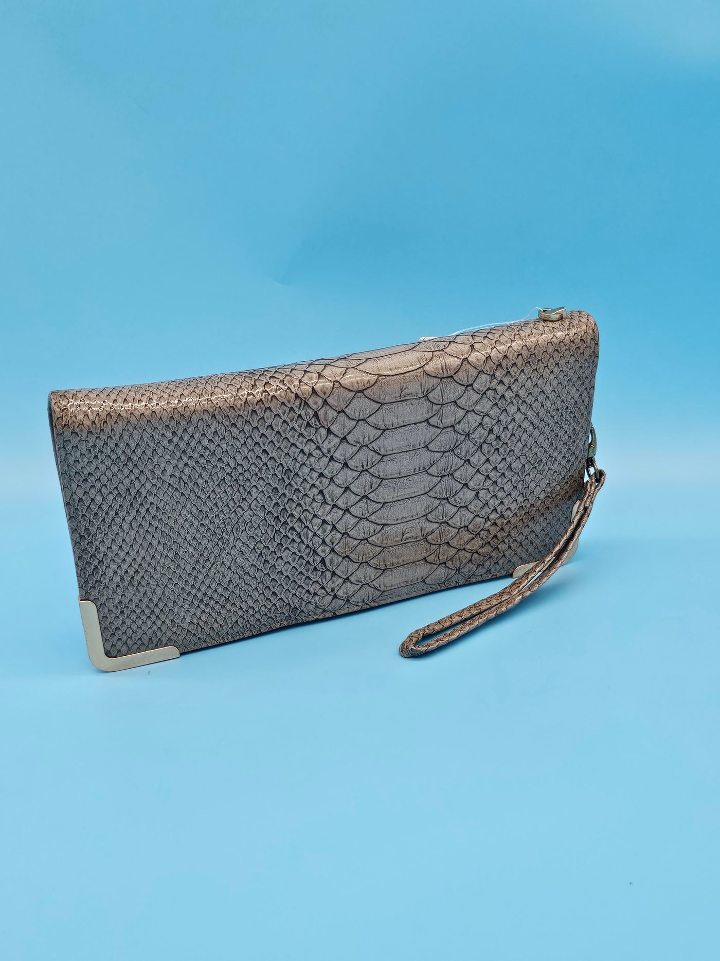 Luxury Snakeskin Pattern Clutch