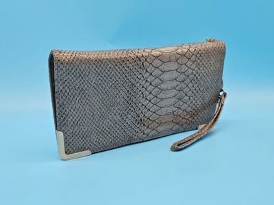 Luxury Snakeskin Pattern Clutch