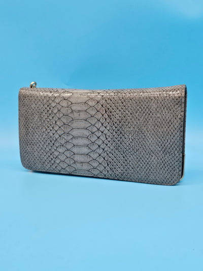 Luxury Snakeskin Pattern Clutch