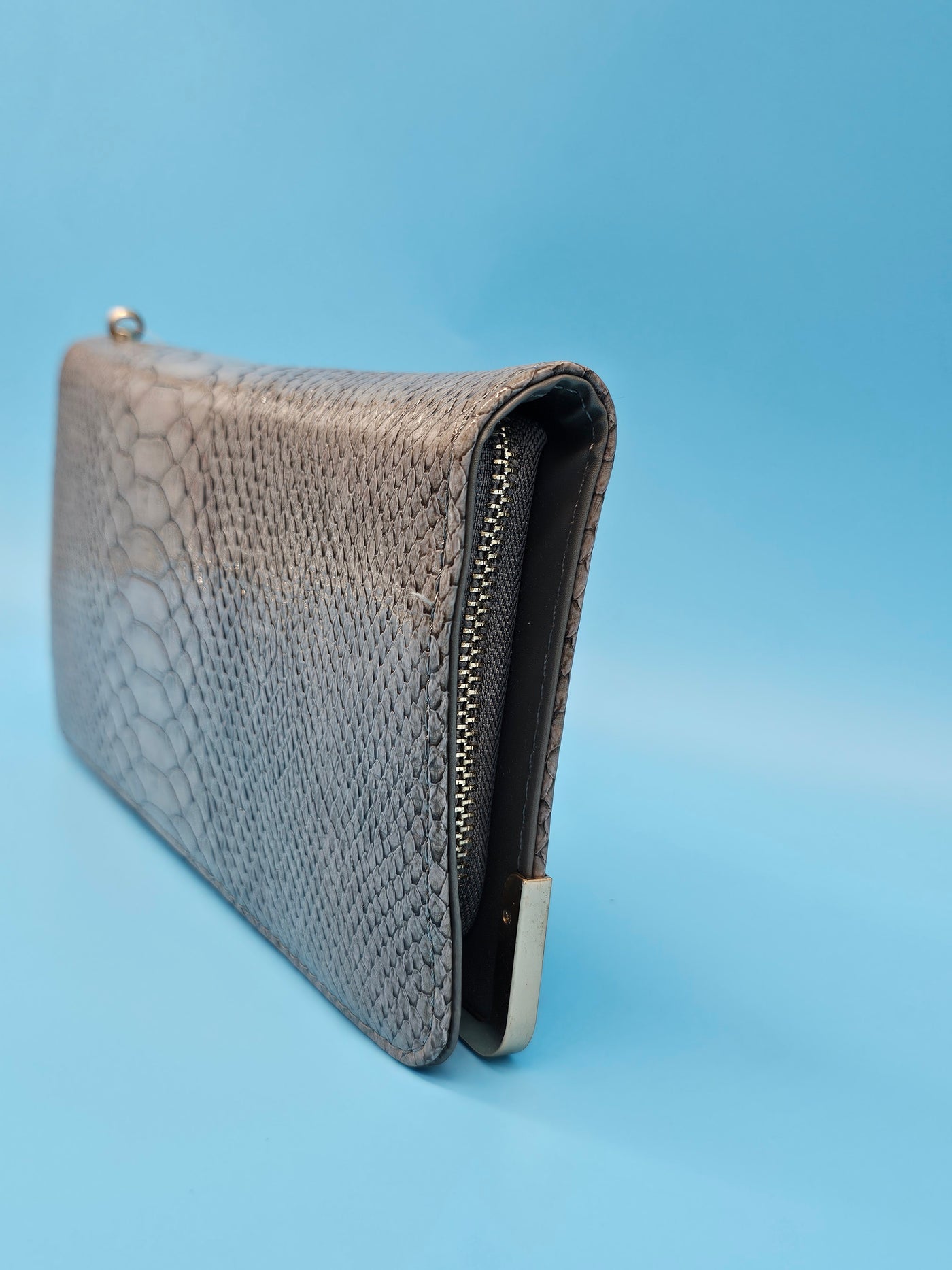 Luxury Snakeskin Pattern Clutch