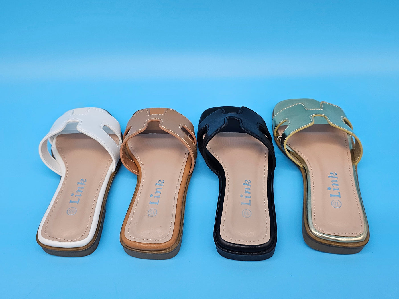 Kids (9-4) 18$ Open Toe H Slides