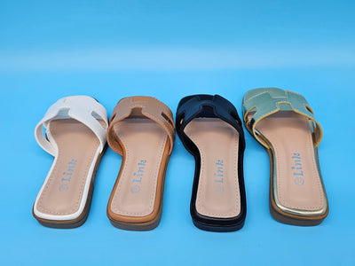 Kids (9-4) 18$ Open Toe H Slides