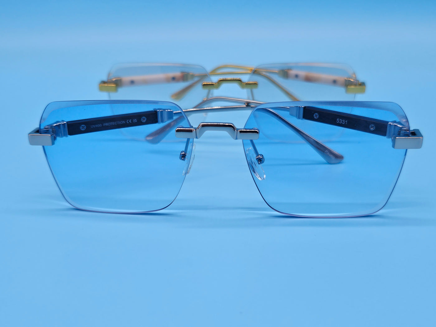 Stylish Rimless Sunglasses