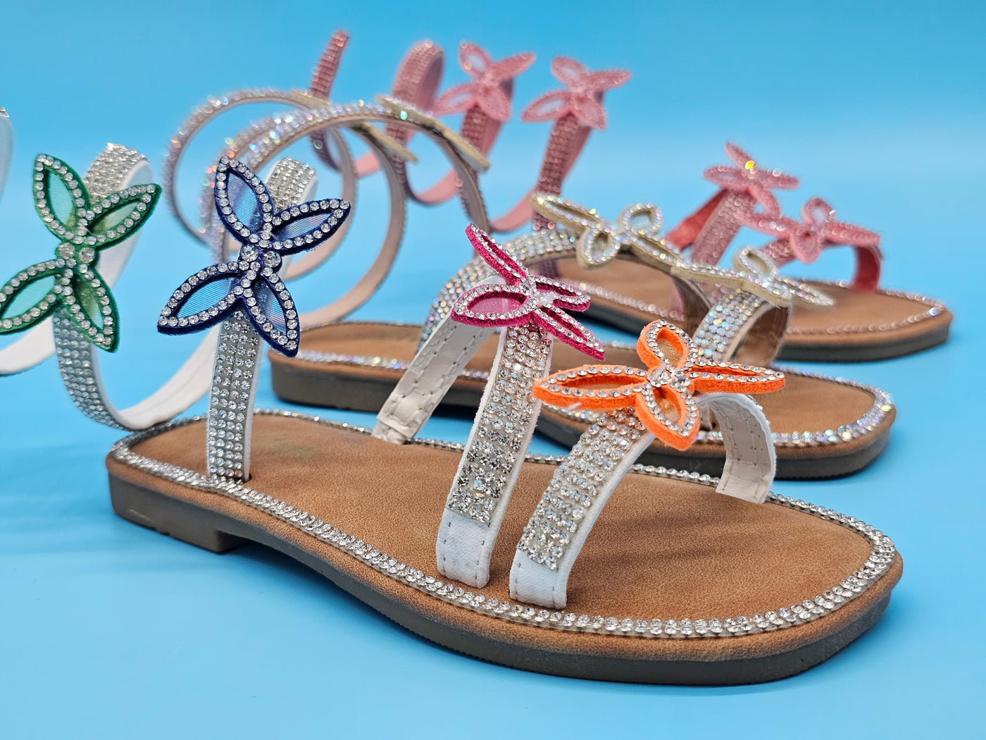 Juniors (9-4) Wrap Around Sandals