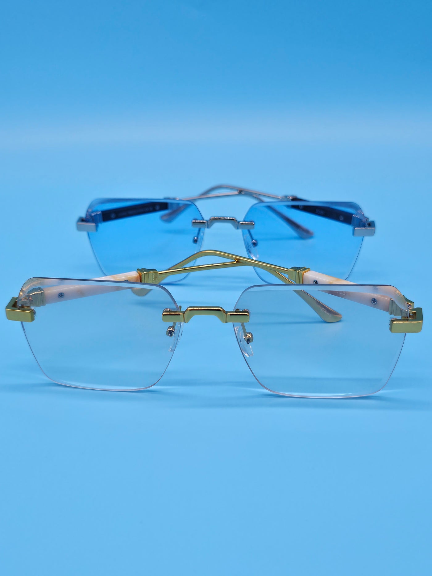 Stylish Rimless Sunglasses