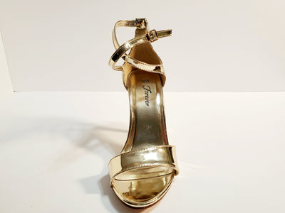 women's gold heels