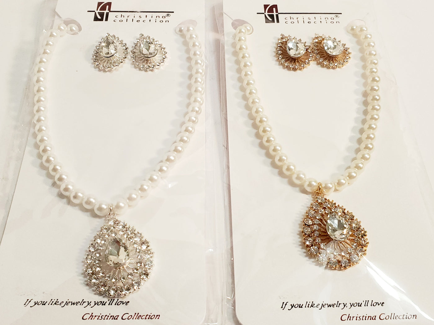 womens jewelry pearls set