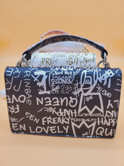 Clear Graffiti Transparent Bag