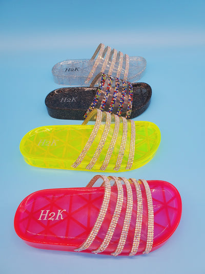 Kids jelly Crystal Slippers