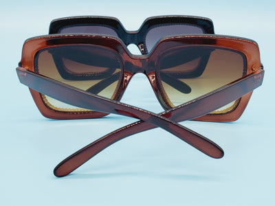 Oversized Stylish Crystal Sunglasses